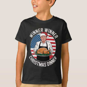 Funny Trump Gewinner Weihnachts-Abendessen T-Shirt