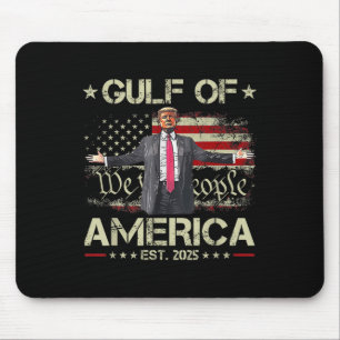Funny Trump Golf of US America Est 2025 USA Mousepad