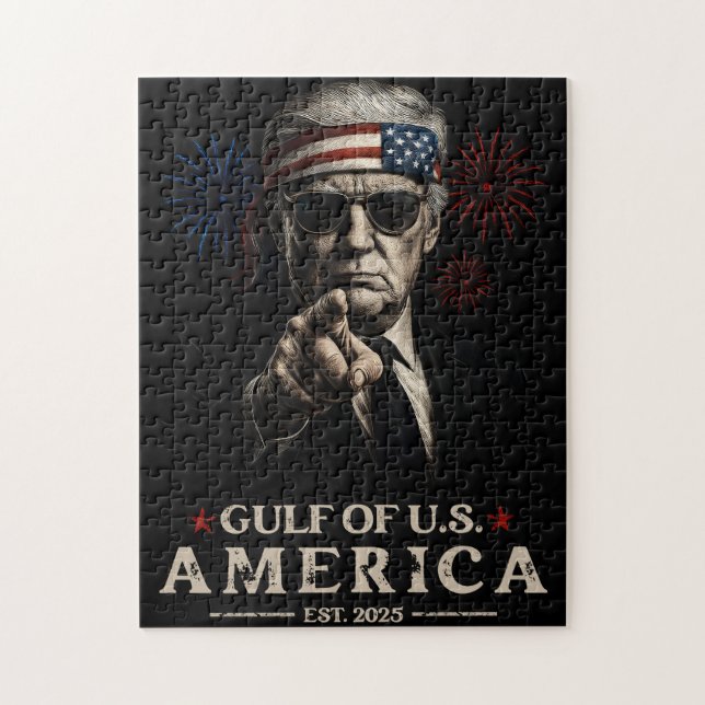 Funny Trump Golf of USA Amerika 2025 4. Juli (Vertikal)