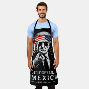 Funny Trump Golf of USA Amerika 2025 4. Juli Schürze