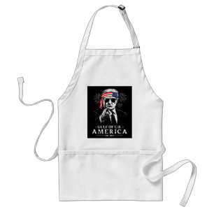 Funny Trump Golf of USA Amerika 2025 4. Juli Schürze