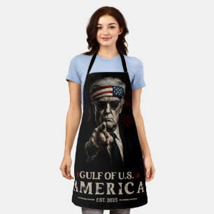Funny Trump Golf of USA Amerika 2025 4. Juli Schürze