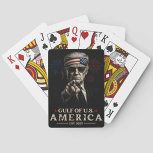 Funny Trump Golf of USA Amerika 2025 4. Juli Spielkarten