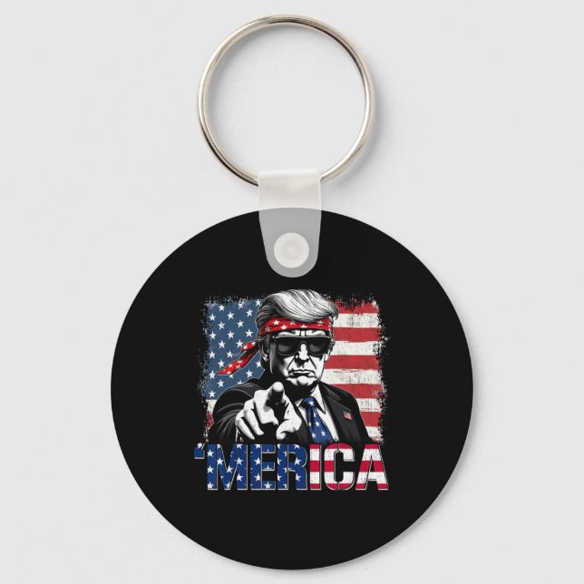 Funny Trump Golf von uns Amerika Trump Apparel Schlüsselanhänger (Vorderseite)