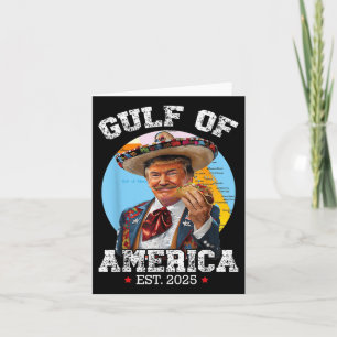 Funny Trump Gulf of US America 2025 Trump Karte