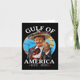 Funny Trump Gulf of US America 2025 Trump Karte