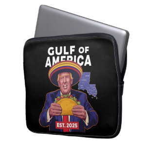 Funny Trump Gulf of US America 2025 Trump Laptopschutzhülle