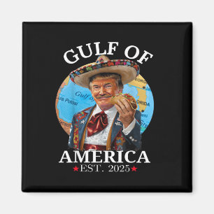 Funny Trump Gulf of US America 2025 Trump Magnet