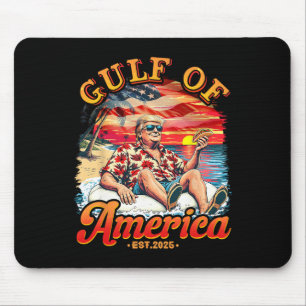 Funny Trump Gulf of US America 2025 Trump Merchand Mousepad