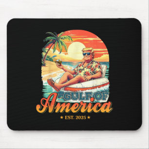 Funny Trump Gulf of US America 2025 Trump Merchand Mousepad