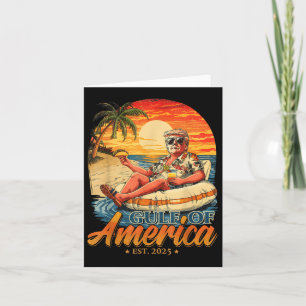 Funny Trump Gulf of US America Est 2025 Karte