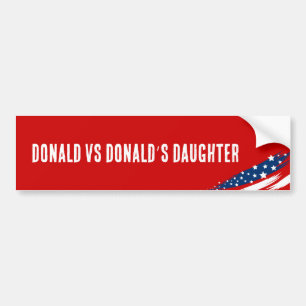 Funny Trump Harris 2024 Wahl Autoaufkleber