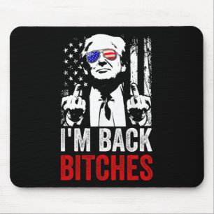Funny Trump ich bin zurück Es Nimm Amerika wieder Mousepad