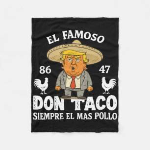 Funny Trump immer Chickens out Meme Let's Go Taco Fleecedecke