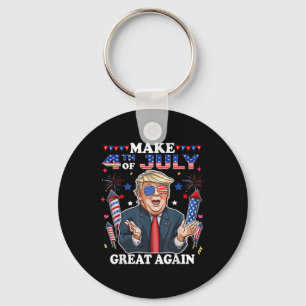 Funny Trump Independence Day macht 4. Juli Grea Schlüsselanhänger