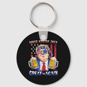 Funny Trump Independence Day macht 4. Juli Grea Schlüsselanhänger