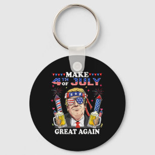 Funny Trump Independence Day macht 4. Juli Grea Schlüsselanhänger