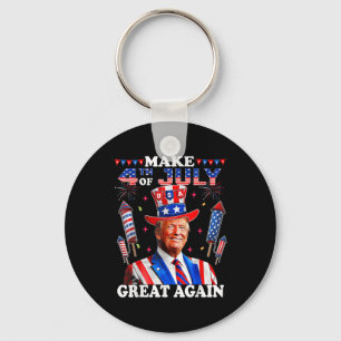 Funny Trump Independence Day macht 4. Juli Grea Schlüsselanhänger