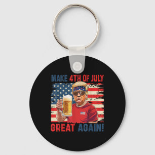 Funny Trump Independence Day macht 4. Juli Grea Schlüsselanhänger