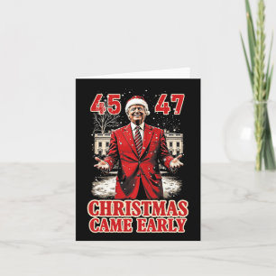 Funny Trump ist Anfang 2024 gekommen Karte