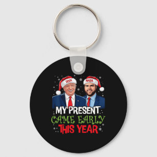Funny Trump ist Anfang 2024 Weihnachten gekommen 1 Schlüsselanhänger