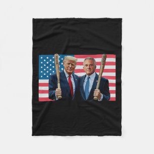 Funny Trump Kennedy Mega Maha Baseball Bat Usa Fla Fleecedecke