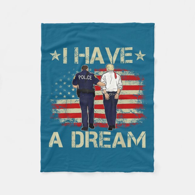 Funny Trump Lice Saying Humor Quote  Fleecedecke (Vorderseite)