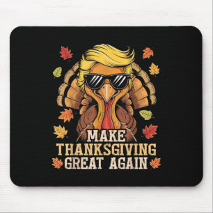 Funny Trump macht Erntedank wieder groß in der Tür Mousepad