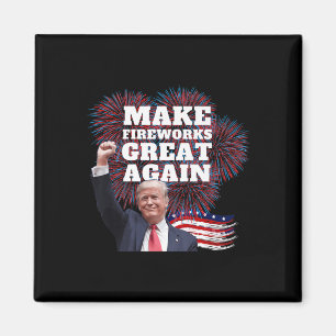 Funny Trump macht Feuerwerke wieder großartig Neuj Magnet
