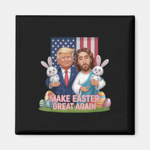 Funny Trump macht Ostern wieder groß Bunny Hunt Eg Magnet