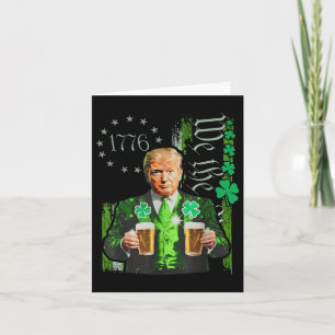 Funny Trump macht St. Patricks Day wieder großarti Karte