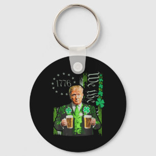 Funny Trump macht St. Patricks Day wieder großarti Schlüsselanhänger