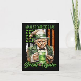 Funny Trump macht St Patricks Day wieder zum große Karte