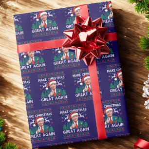 Funny Trump macht Weihnachten wieder großartig bla Geschenkpapier