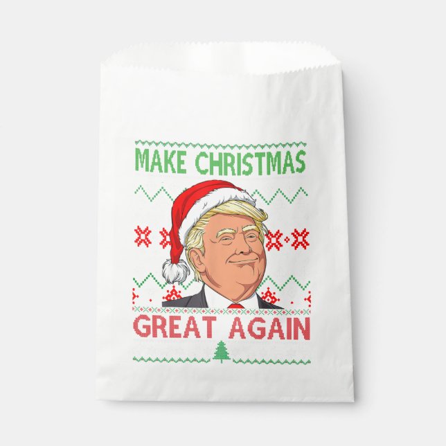 Funny Trump macht Weihnachten wieder großartig, hä Geschenktütchen (Vorderseite)