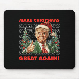 Funny Trump macht Weihnachten wieder großartig, hä Mousepad