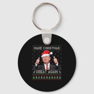 Funny Trump macht Weihnachten wieder großartig, hä Schlüsselanhänger