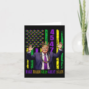 Funny Trump Mardi Gras macht Mardi Gras wieder gro Karte