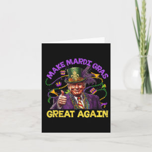 Funny Trump Mardi Gras macht Mardi Gras wieder gro Karte
