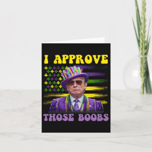 Funny Trump Mardi Gras Usa Ich billige diese 2 Karte