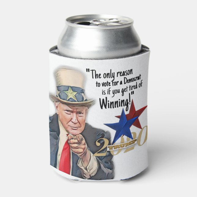 Funny Trump Meme Dosenkühler (Kanne Vorderseite)