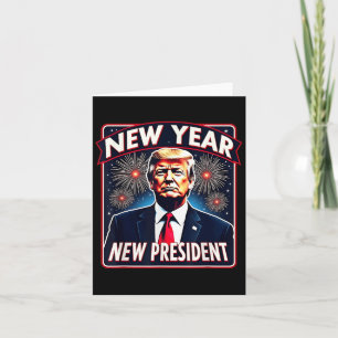 Funny Trump Neues Jahr Party 2025 Trump Neues Jahr Karte