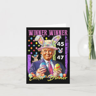 Funny Trump Ostersieger Osteressen Rab Karte