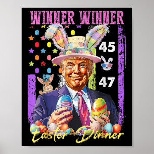 Funny Trump Ostersieger Osteressen Rab Poster