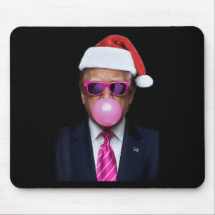 Funny Trump Pink Blase Gum Weihnachten Weihnachten Mousepad