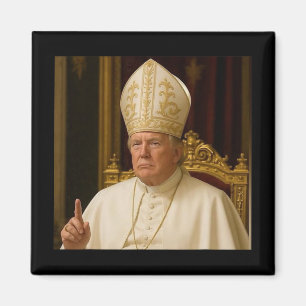 Funny Trump Pope Meme Gear katholische Vatikanisch Magnet