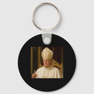 Funny Trump Pope Meme Gear katholische Vatikanisch Schlüsselanhänger