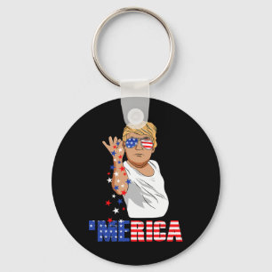 Funny Trump Salz Merica Freiheit 4. Juli Geschenke Schlüsselanhänger