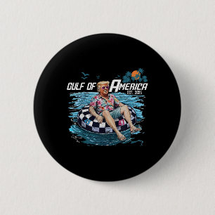 Funny Trump schwimmende Shirt Golf von US Amerika Button