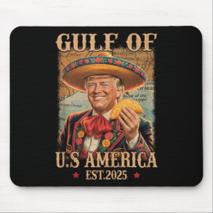 Funny Trump Shirt Americas Gulf Est 2025 Trump Mer Mousepad